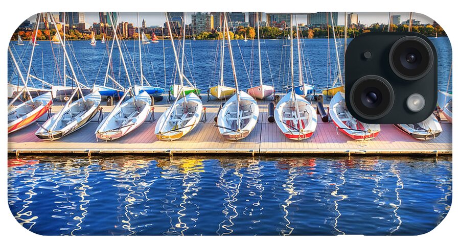 Back Bay iPhone Case featuring the photograph Do Sailboats Doodle by Sylvia J Zarco
