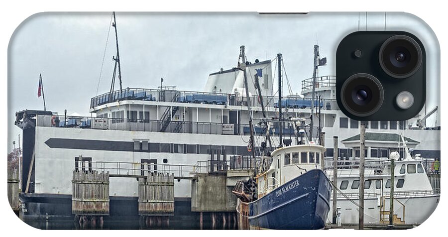 Docked iPhone Case featuring the photograph Docked In Hyannis Harbor by Constantine Gregory