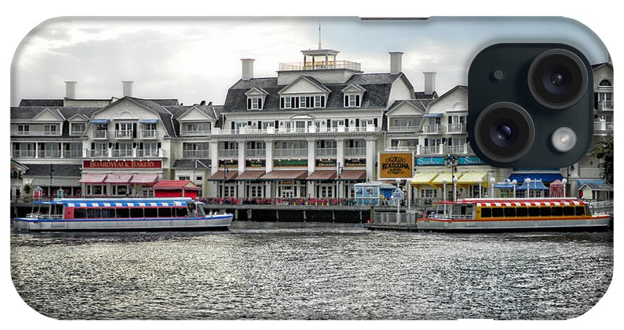 Boardwalk iPhone Case featuring the photograph Docking At The Boardwalk Walt Disney World by Thomas Woolworth