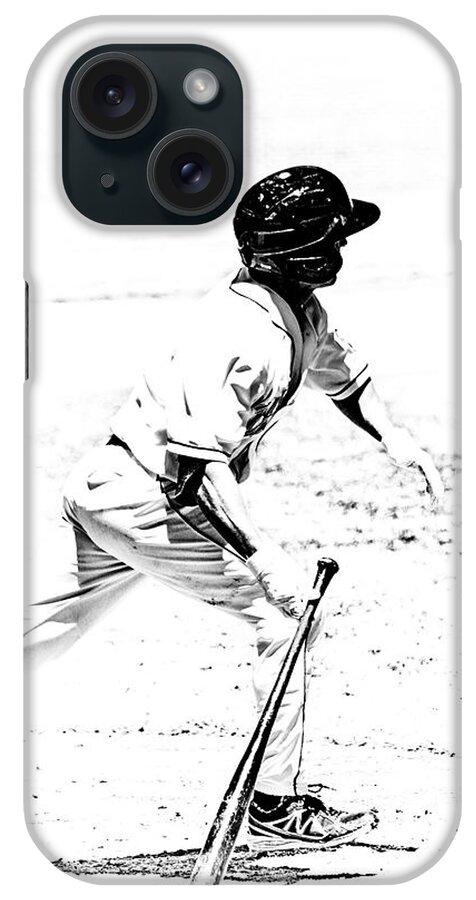 Baseball iPhone Case featuring the photograph Doing It by Karol Livote
