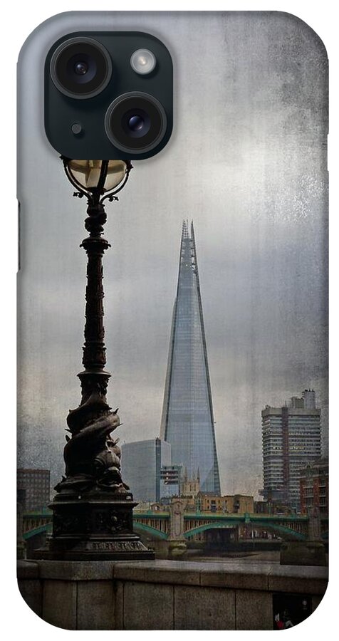 Dolphin Lamps iPhone Case featuring the photograph Dolphin Lamp Posts London by Lynn Bolt