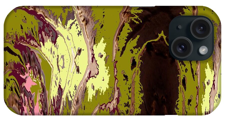 Abstract iPhone Case featuring the photograph Don't Trust the Radicchio by Laureen Murtha Menzl