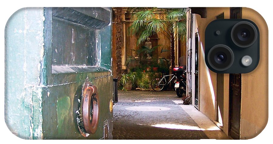 Door iPhone Case featuring the photograph Door in Florence by Debby Pueschel