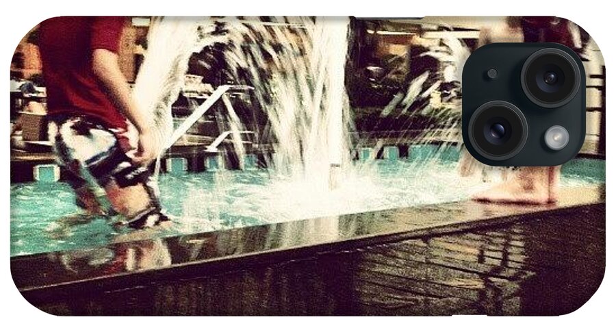 Kualalumpur iPhone Case featuring the photograph #doubletree #swimmingpool #klcity by Pravin Mckenzie