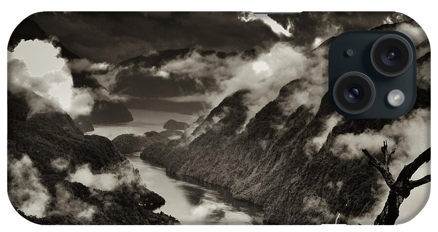Doubtful Sound iPhone Case featuring the photograph Doubtful Sound NZ by Dean Ginther