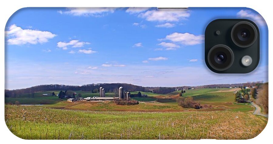 Farm iPhone Case featuring the photograph Down on the Farm by Chris Montcalmo