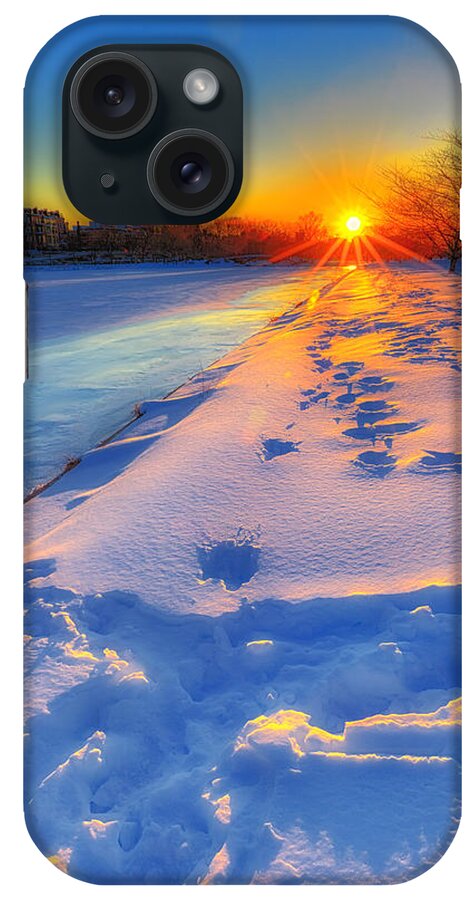Back Bay iPhone Case featuring the photograph Down the barrel of a winter sun by Sylvia J Zarco