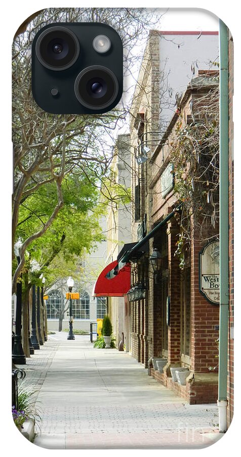 Usa iPhone Case featuring the photograph Downtown Aiken South Carolina by Andrea Anderegg