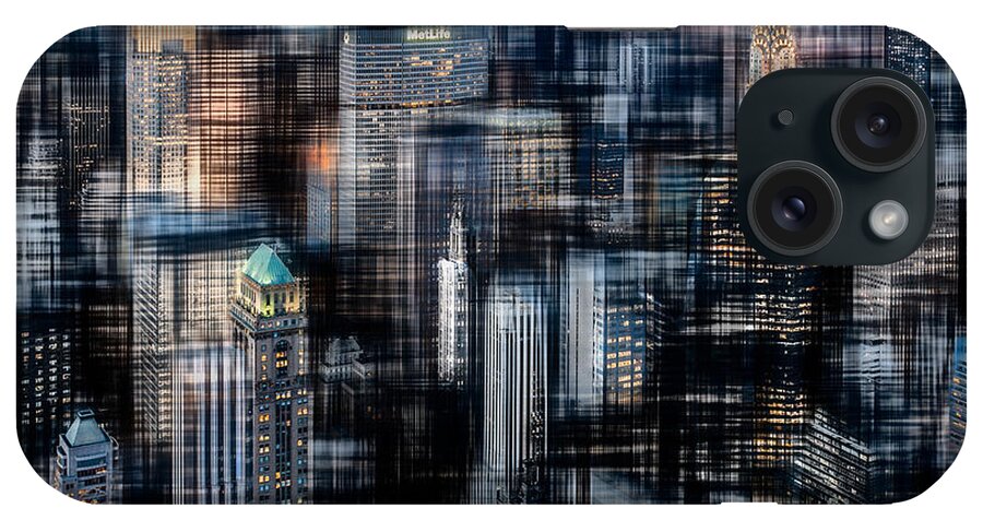 Nyc iPhone Case featuring the photograph Downtown at night by Hannes Cmarits