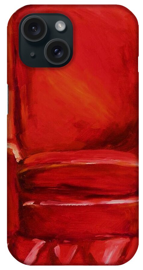 Red Chair iPhone Case featuring the painting Draft Dodger by John Williams