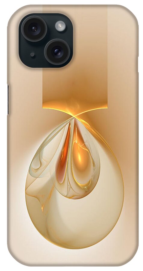  iPhone Case featuring the digital art Dragon Eggs Pendant by Richard Ortolano