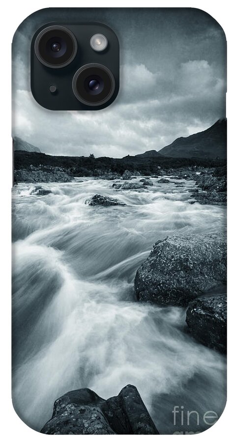 Landscape iPhone Case featuring the photograph Dramatic Cuillin by David Lichtneker