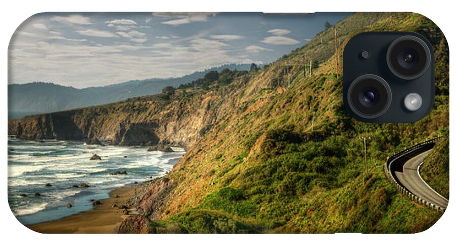 Horizontal iPhone Case featuring the photograph Dramatic Northern California Coastline by Ed Freeman