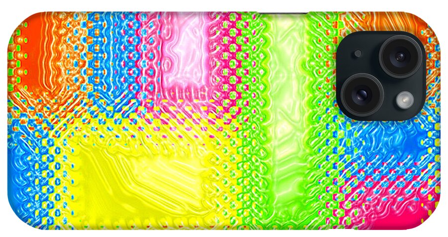 Abstract iPhone Case featuring the digital art Drastic Plastic by Cristophers Dream Artistry