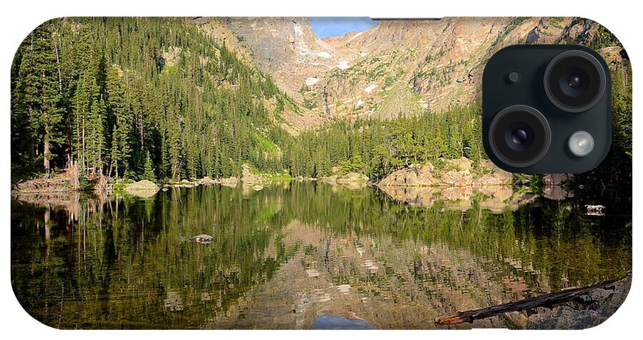 Rocky iPhone Case featuring the photograph Dream Lake Reflection by Tranquil Light Photography
