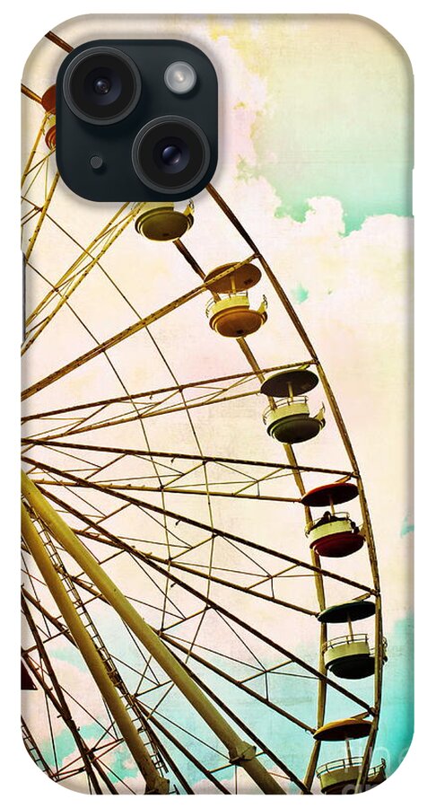 Ferris Wheel iPhone Case featuring the photograph Dreaming of Summer - Ferris Wheel by Colleen Kammerer