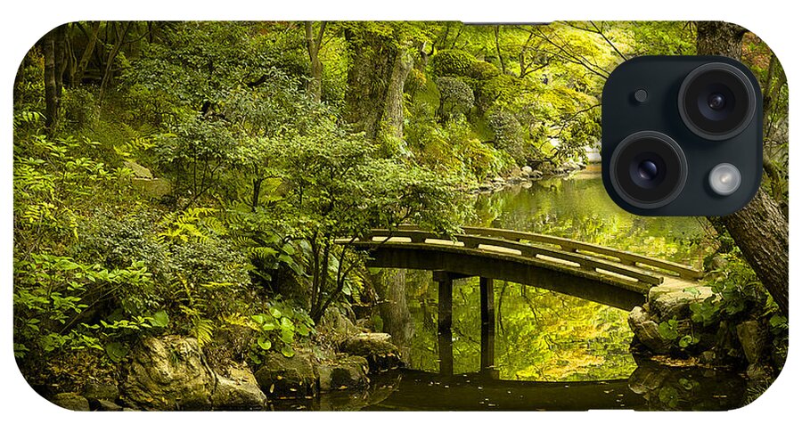 Japan iPhone Case featuring the photograph Dreamy Japanese Garden by Sebastian Musial