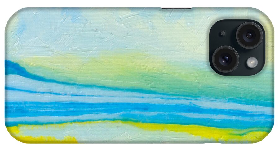 Serene iPhone Case featuring the painting Drifting Lazily by The Art of Marsha Charlebois