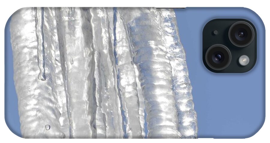 Ice iPhone Case featuring the photograph Drip caught in action by Luther Fine Art