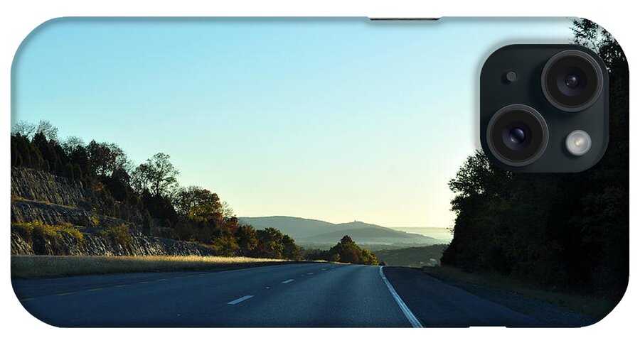 Road iPhone Case featuring the photograph Driving Through the Mountains of Alabama by Verana Stark
