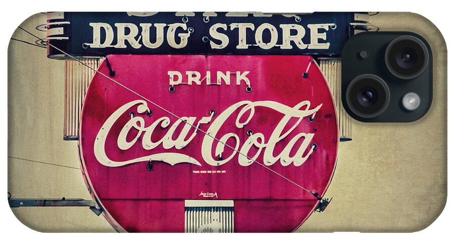 Sign iPhone Case featuring the photograph Drug Store Neon by Perry Webster