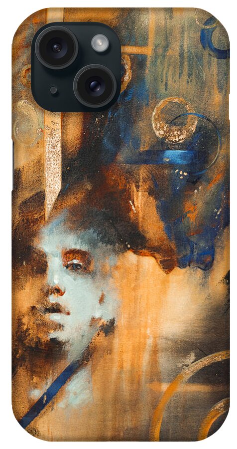 Expression iPhone Case featuring the painting Duality of Mind by Raj Maji