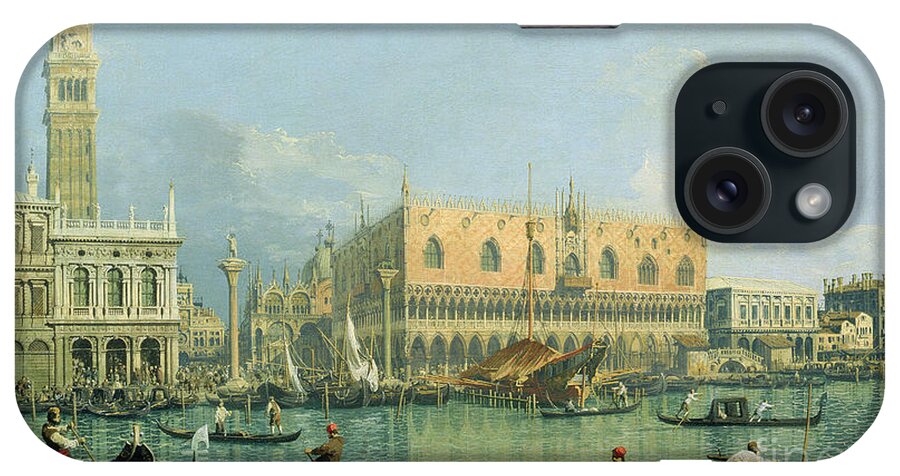 Venetian iPhone Case featuring the painting Ducal Palace  Venice by Canaletto