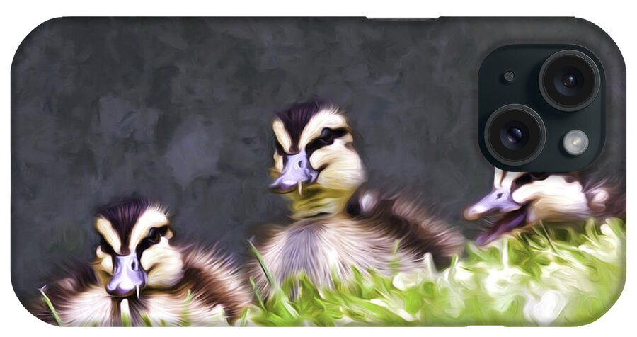 Pacific Black Ducklings iPhone Case featuring the photograph Ducklings by Sheila Smart Fine Art Photography