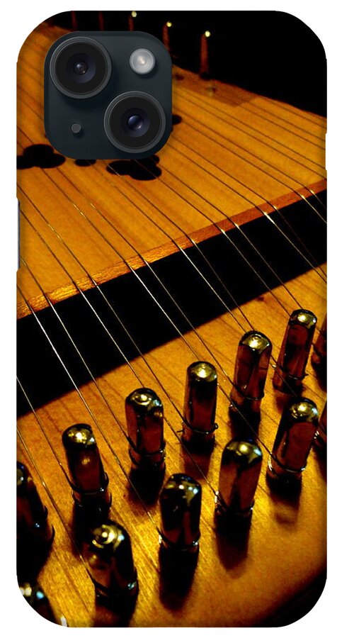 Music iPhone Case featuring the photograph Dulcimer by Mary Beth Landis