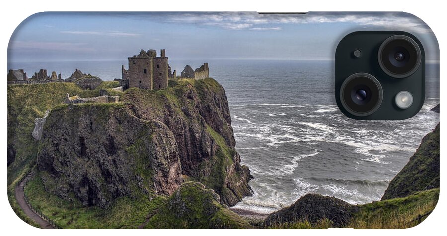 Scotland iPhone Case featuring the photograph Dunnottar Castle and the Scotland Coast by Jason Politte