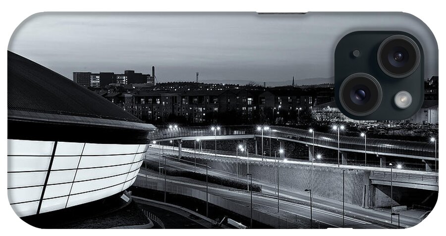 Cityscape iPhone Case featuring the photograph Dusk over the Expressway by Stephen Taylor