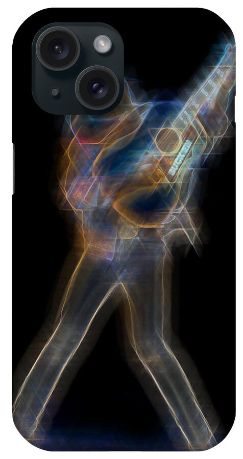 Dwight Yoakum iPhone Case featuring the digital art Dwight Noise by Kenneth Armand Johnson