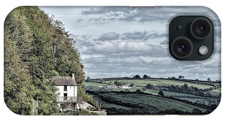 The Boathouse iPhone Case featuring the photograph Dylan Thomas Boathouse At Laugharne by Steve Purnell