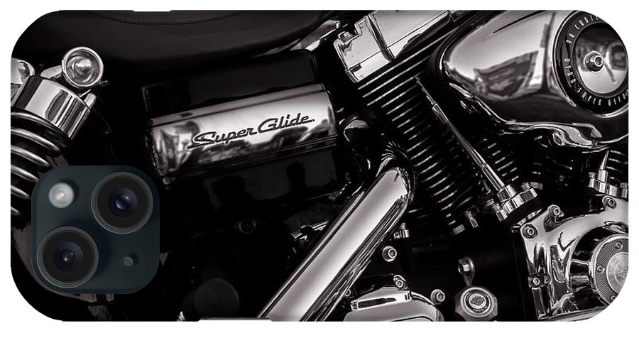Harley Davidson iPhone Case featuring the photograph Dyna Super Glide Custom by Bob Orsillo
