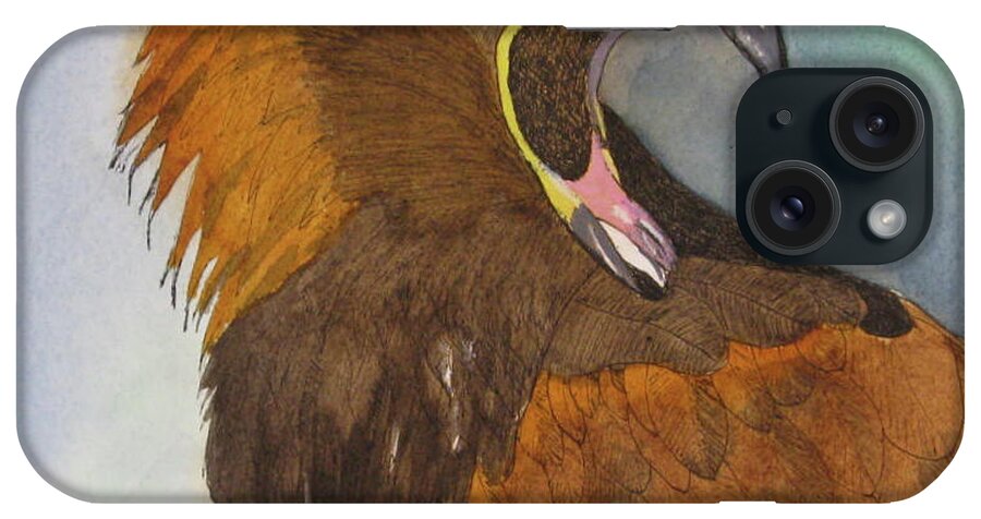 Eagle iPhone Case featuring the painting Eagle Totem by Listen To Your Horse