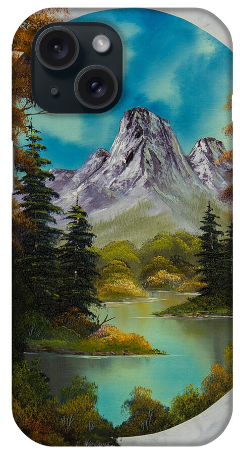 Landscape iPhone Case featuring the painting Russet Autumn by Chris Steele