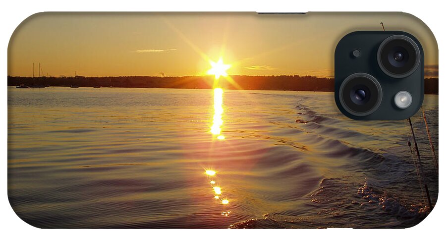 Early Morning Fishing iPhone Case featuring the photograph Early Morning Fishing by John Telfer