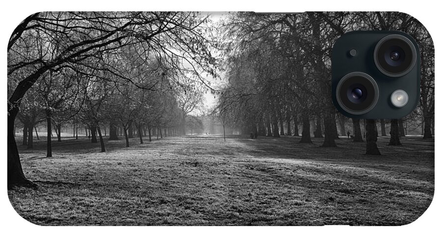 December iPhone Case featuring the photograph Early Morning in Hyde Park by Leah Palmer