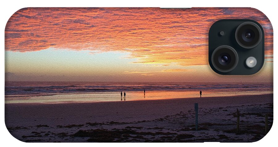 Smyrna Beach iPhone Case featuring the photograph Early Morning Risers by Kathleen Scanlan
