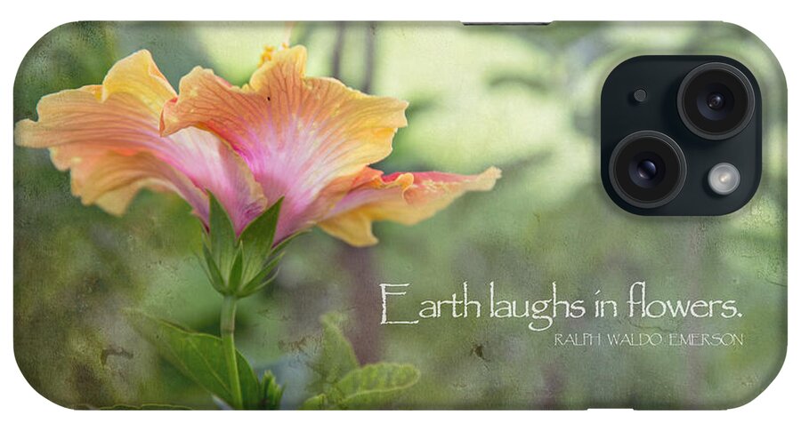 Earth Laughs iPhone Case featuring the photograph Earth Laughs by Sally Simon