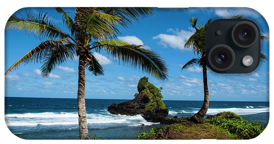 American Samoa iPhone Case featuring the photograph East Coast Of Tutuila Island, American by Michael Runkel