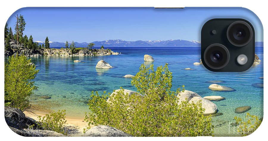 Lake Tahoe iPhone Case featuring the photograph East shore Lake Tahoe panorama by Ken Brown