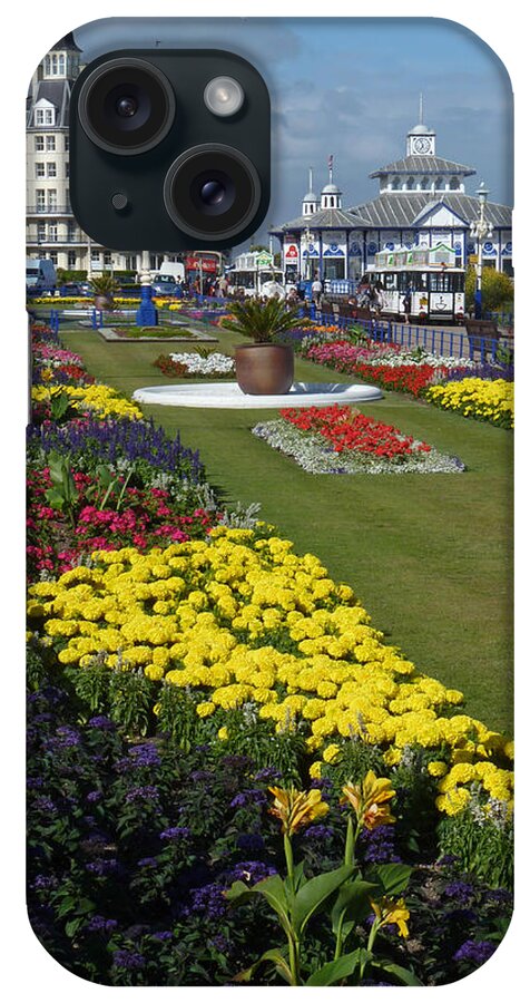 Eastbourne iPhone Case featuring the photograph Eastbourne Promenade Gardens - England by Phil Banks