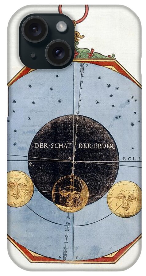 Volvelle iPhone Case featuring the photograph Eclipse Wheel Chart by Royal Astronomical Society/science Photo Library