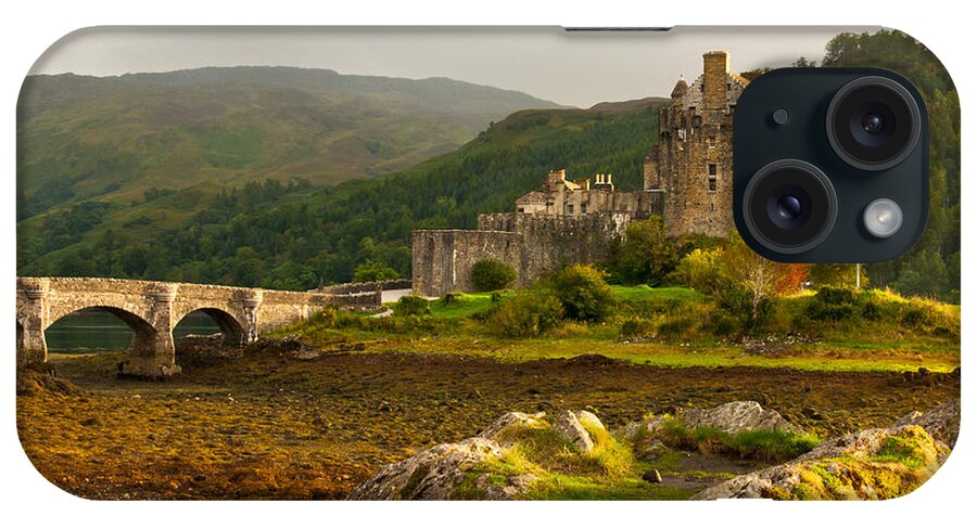 Eilean Donan Castle iPhone Case featuring the photograph Eilean Donan castle Highlands Scotland by Michalakis Ppalis