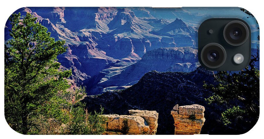 Photography iPhone Case featuring the photograph Elevated View Of The Rock Formations by Panoramic Images