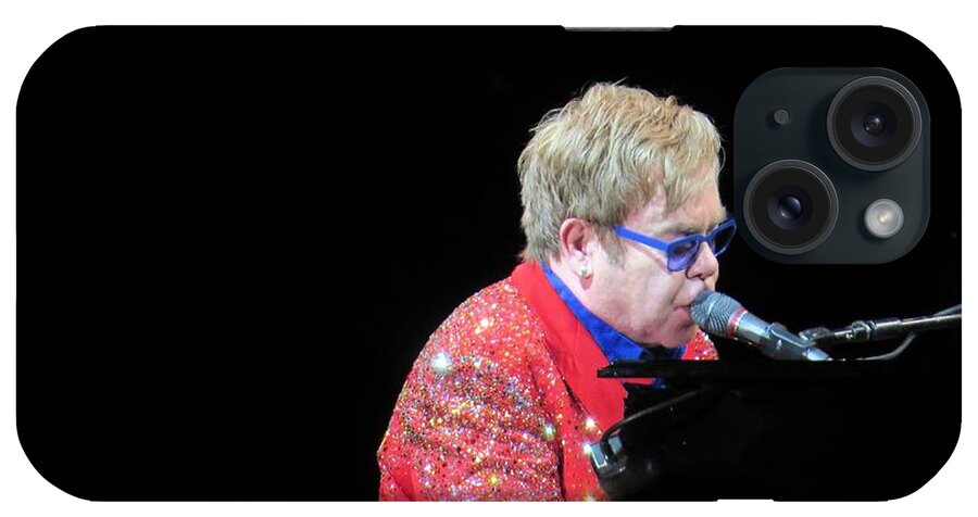 Singer iPhone Case featuring the photograph Elton by Aaron Martens