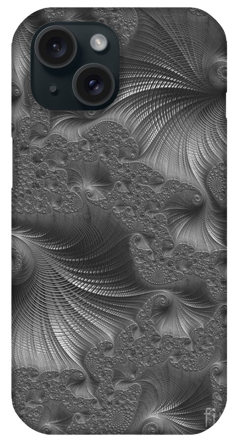 Art iPhone Case featuring the digital art Embossed Metal by Heidi Smith