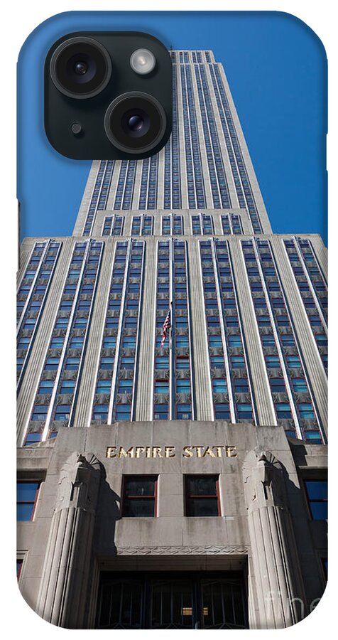 Clarence Holmes iPhone Case featuring the photograph Empire State Building Rising I by Clarence Holmes