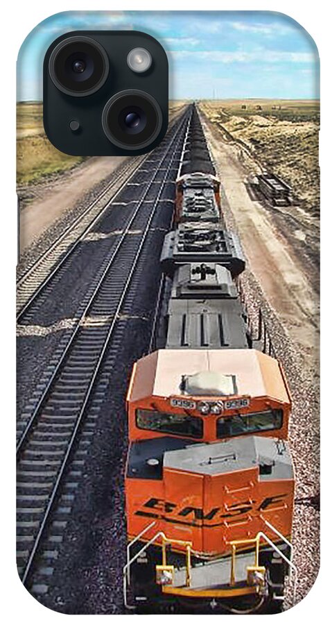 Coal Train iPhone Case featuring the photograph Endless Coal Trains by Cathy Anderson